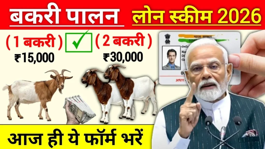 Bakri Palan Loan Yojana 2026